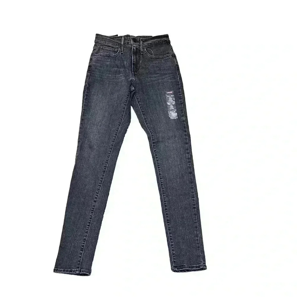Levi's Women's Size 24 Black High Rise Skinny Jeans NWT